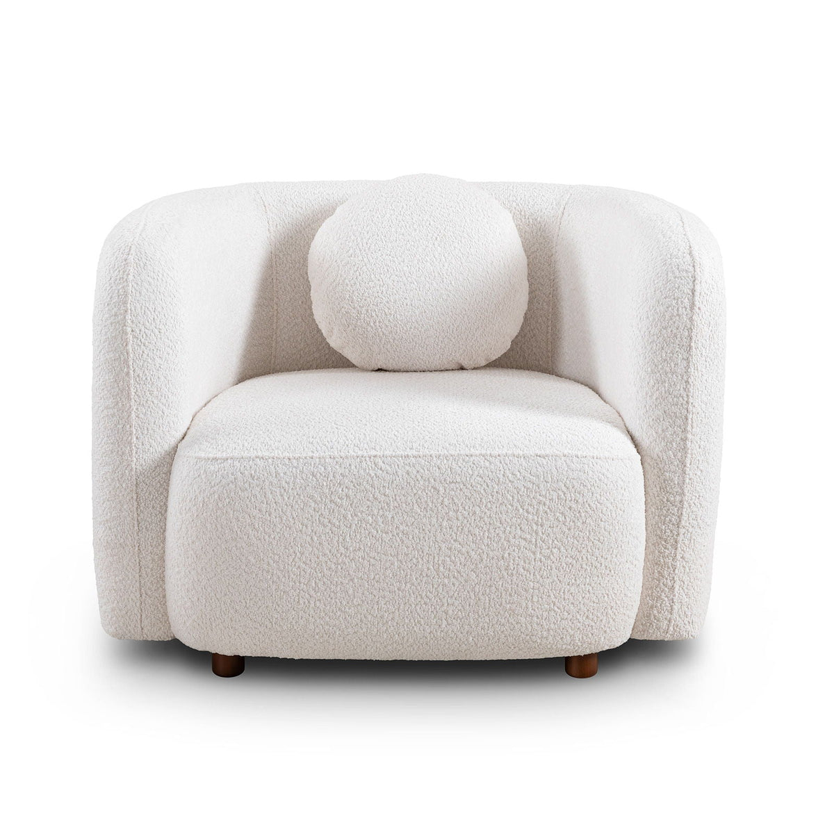 Japandi Style Accent Square Chair
