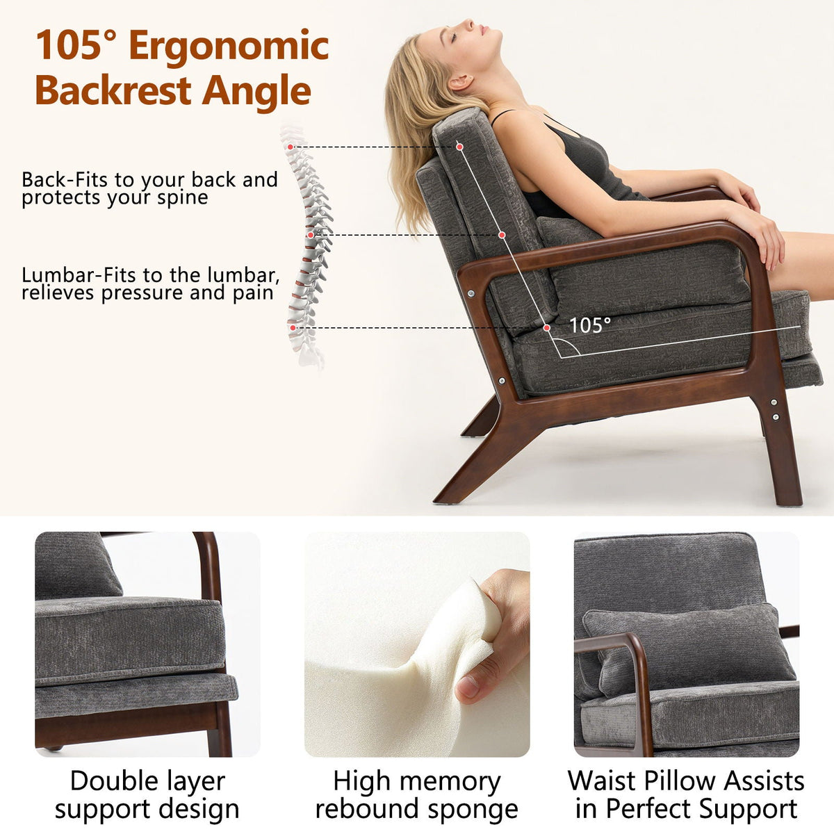 Upholstered Living Room Chair