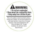 ASTM-Compliant Candle Caution Labels, Pack of 100