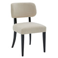 Kitchen Dining Chairs (Set of 2) - Cream