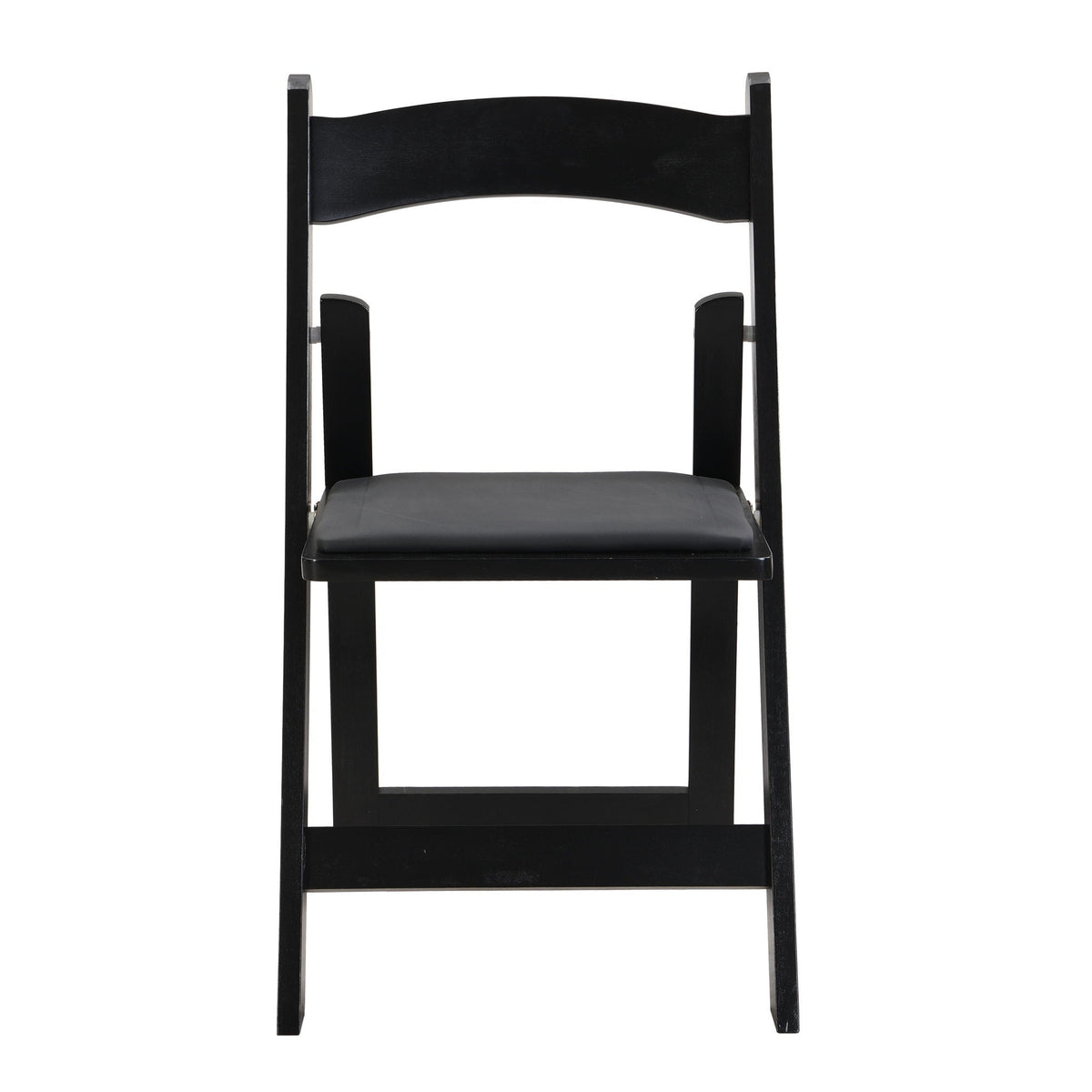 Solid Wood Upholstered Folding Chair Set, Dining Room (Set of 4)