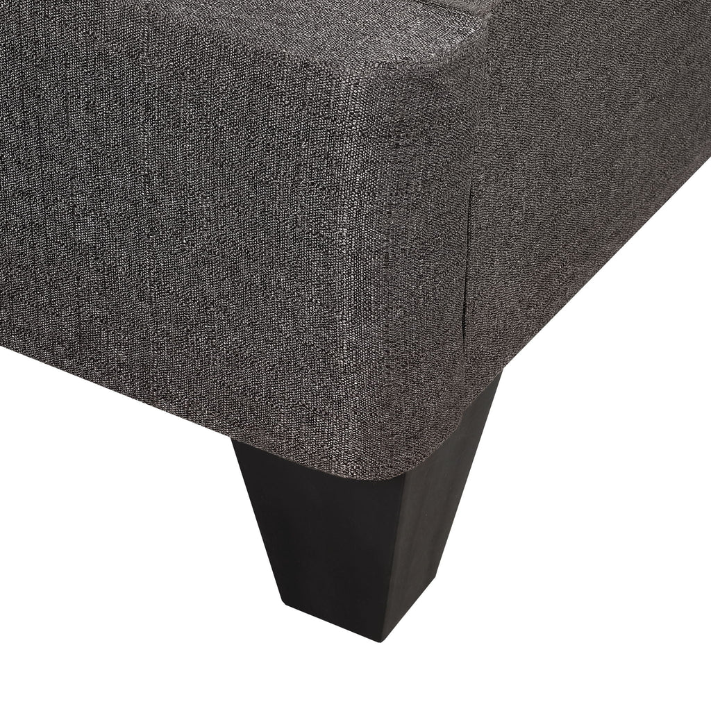 14" Upholstered Platform Bed Base, Mattress Foundation