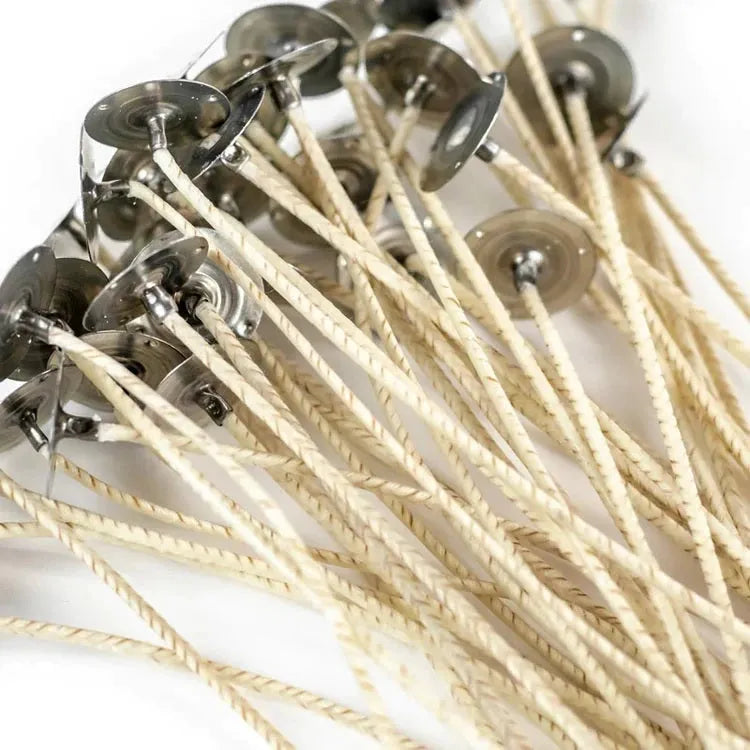 Cotton Core Wicks, 6" Length, Pack of 100