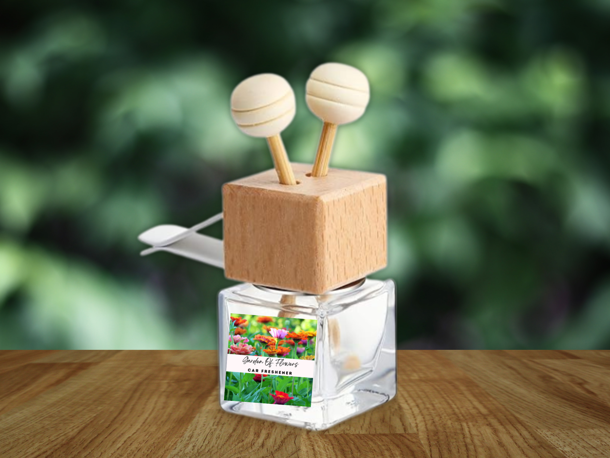 Bold & Masculine Vent Car Diffuser – Wood, Amber & Smoke