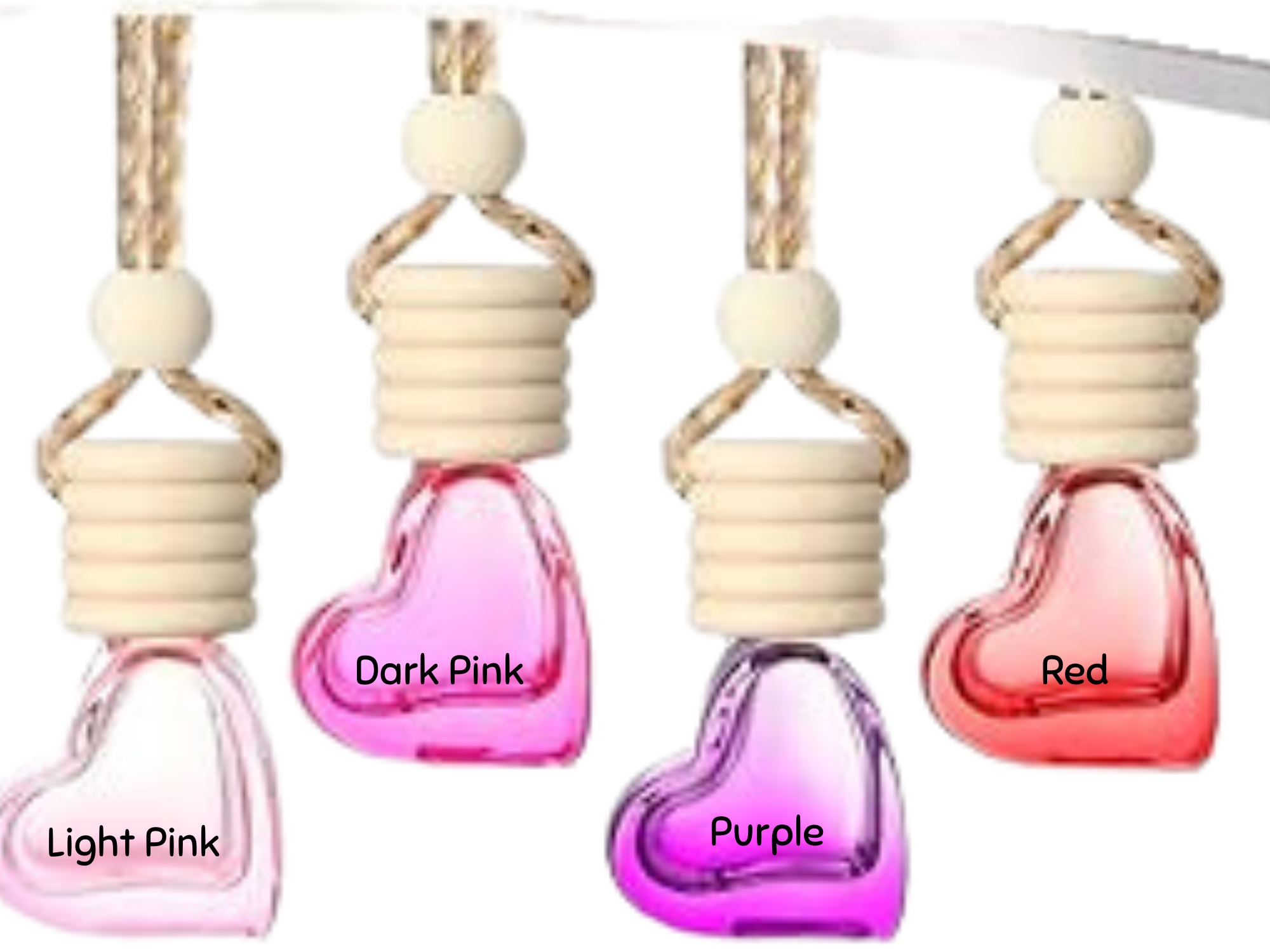 Clean & Fresh Hanging Car Freshener Collection – Crisp Linen & Cotton