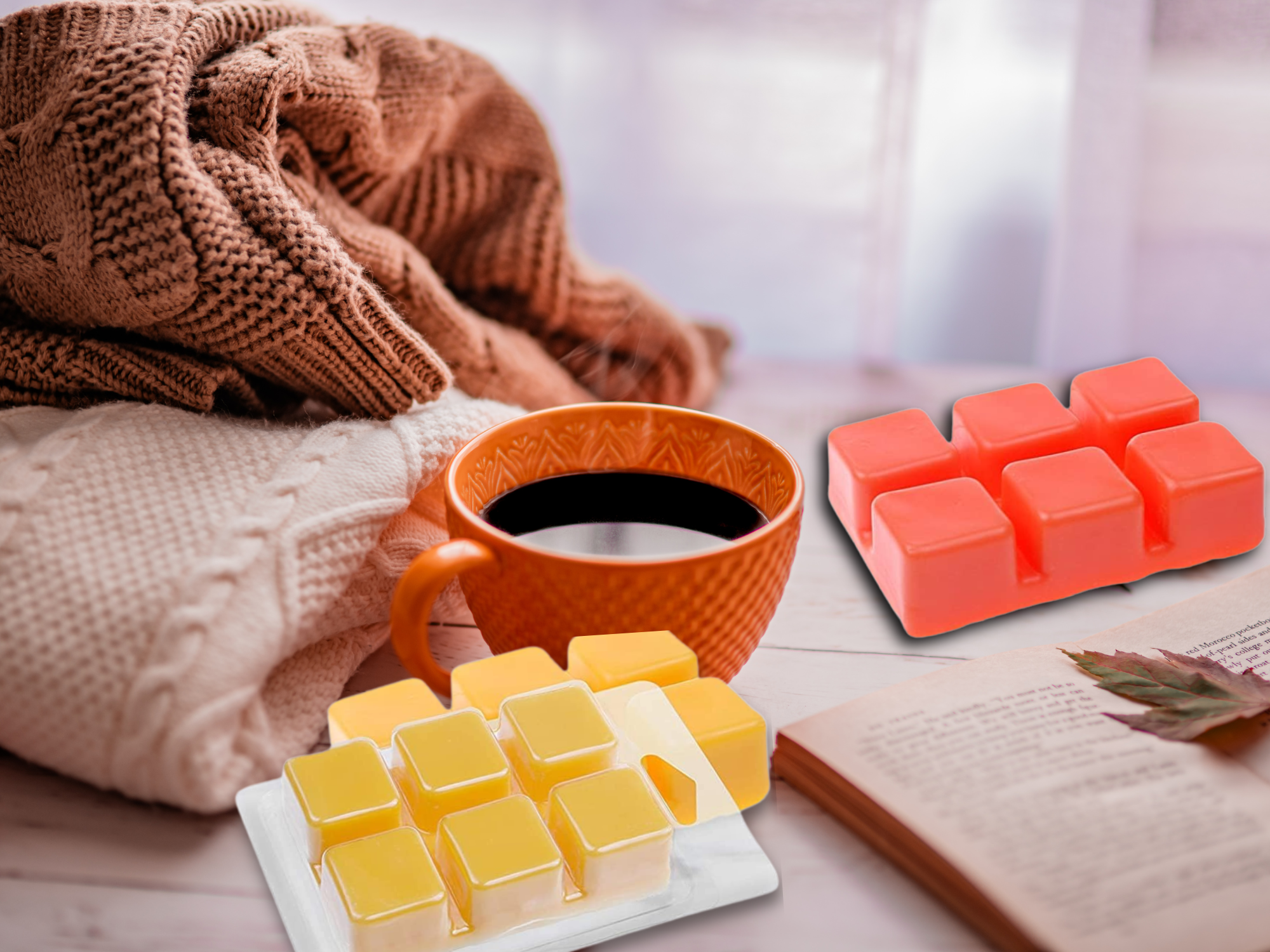 Clamshell Wax Melts – Cozy & Comforting | Warm, Inviting Scents