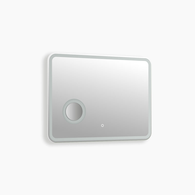 Crater II LED Bathroom Mirror | Anti-Fog, 3X Magnification