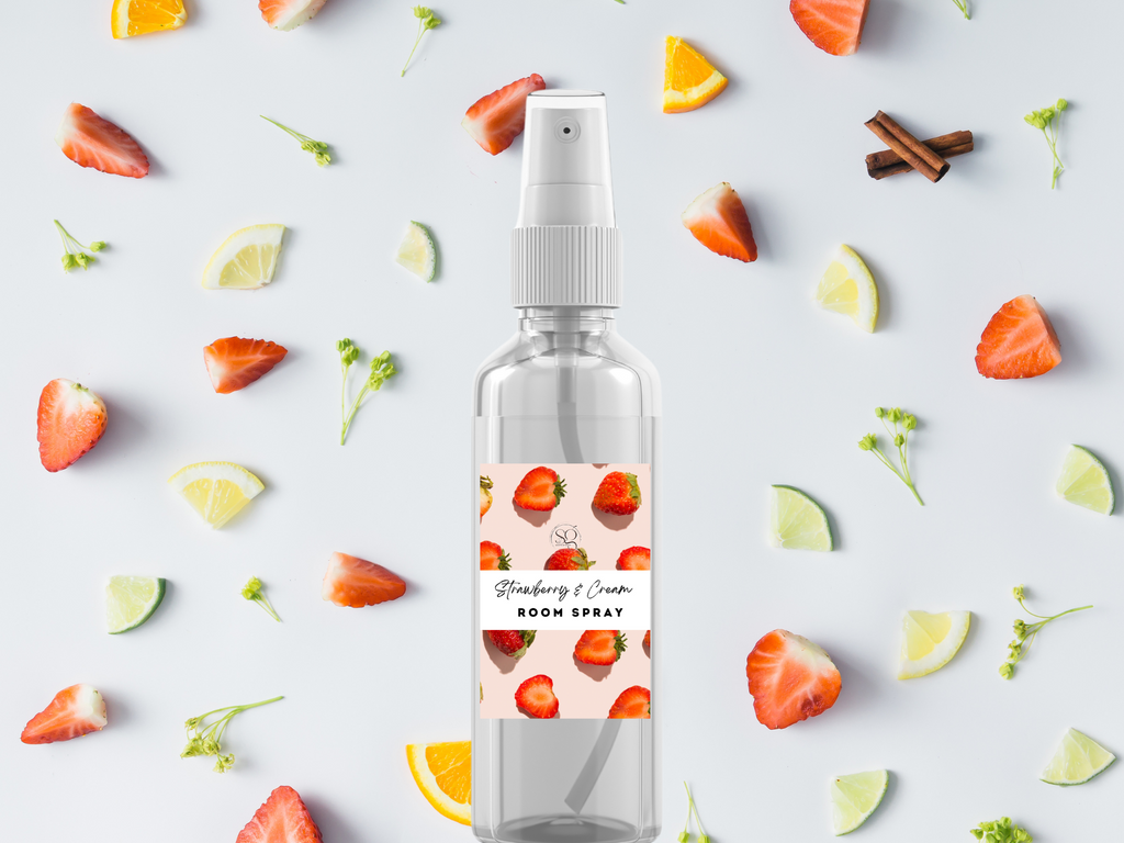 Fruity & Juicy Room & Linen Spray – Fine Mist | Strawberry, Peach & Mango