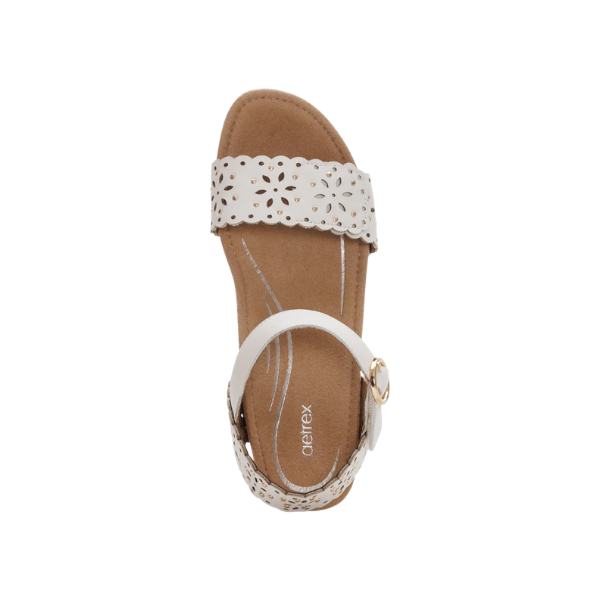 Aetrex Women's Sydney Ivory Cutout