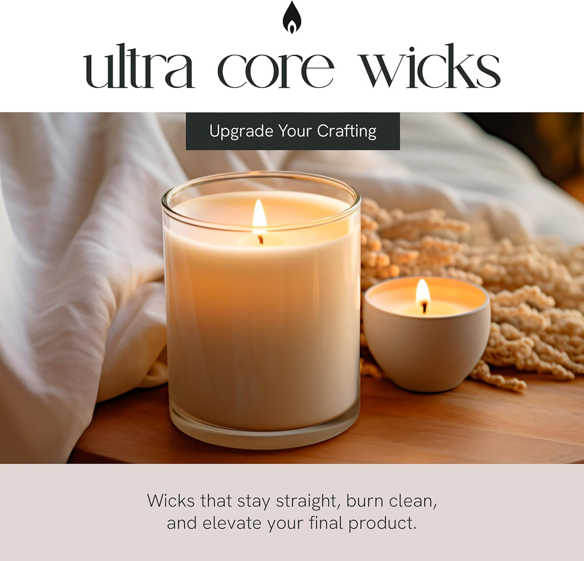 Ultra-Core Wicks, Pack of 100