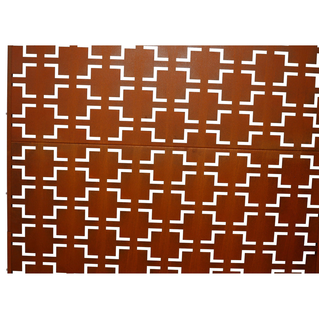 Outdoor & Indoor Metal Privacy Freestanding Decorative Screen