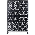 Outdoor & Indoor Metal Privacy Screen, Freestanding Decorative Panels